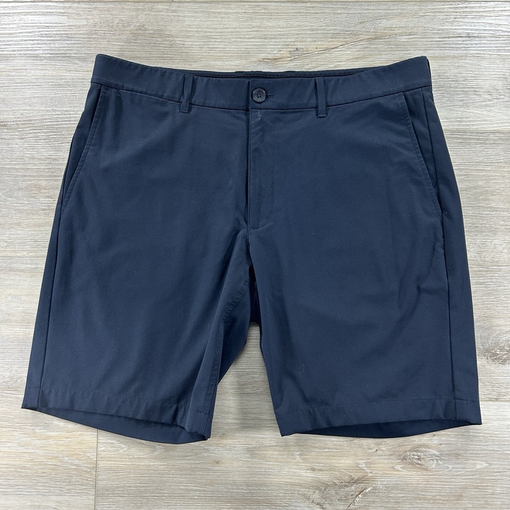 Holderness & Bourne 8.5" Harwood Short Men 36 Tailored Fit Black Golf Stretch **